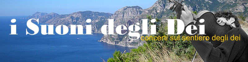 I SUONI DEGLI DEI - concerti sul sentiero degli dei-   la passione per la musica e l'amore per l'ambiente con una serie di concerti dalla classica alla contemporanea, che avranno luogo negli incantevoli scorci dei Monti Lattari, nel sagrato della chiesa di Santa Maria a Castro   e nei ruderi di antiche abitazioni rupestri . Ogni appuntamento prevede un�escursione a piedi da Praiano, Agerola e Positano fino al sentiero, teatro naturale di questi luoghi, che spazia  da Punta Campanella all'isola di Capri.